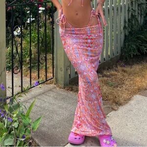 Strawberry Milk Mob Skirt Cover Up